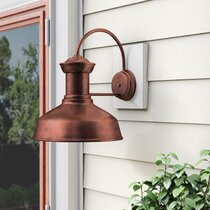 Copper porch store lights